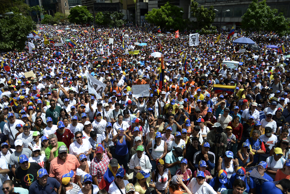 Multitudinaria Marcha De La Oposici N En Caracas Fotos Y Video