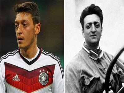 enzo ferrari y mesut ozil