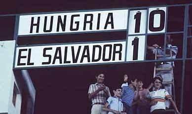 Mundial España 82 Hungri El Salvador