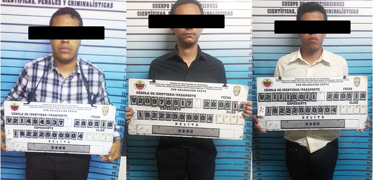 Detenidos Cinco Funcionarios Del Cicpc Tras Ser Acusados De Robo