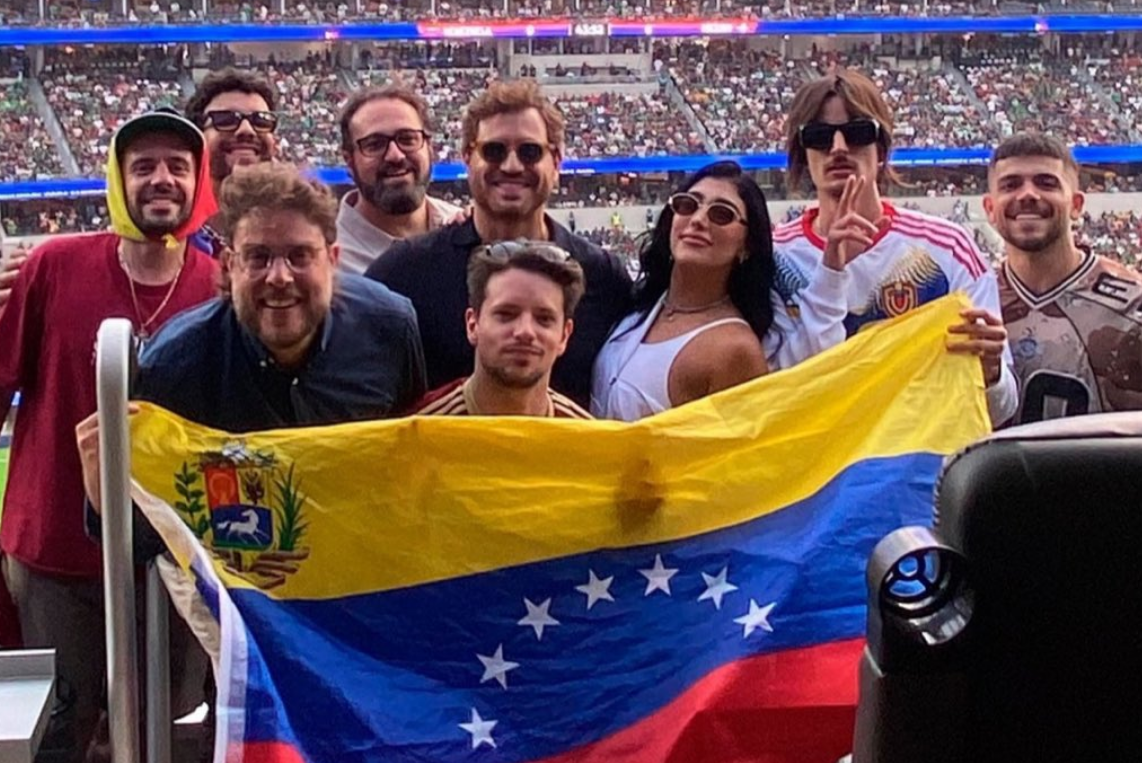 La farándula venezolana dijo presente en las gradas del SoFi Stadium con estas celebridades Vinotinto