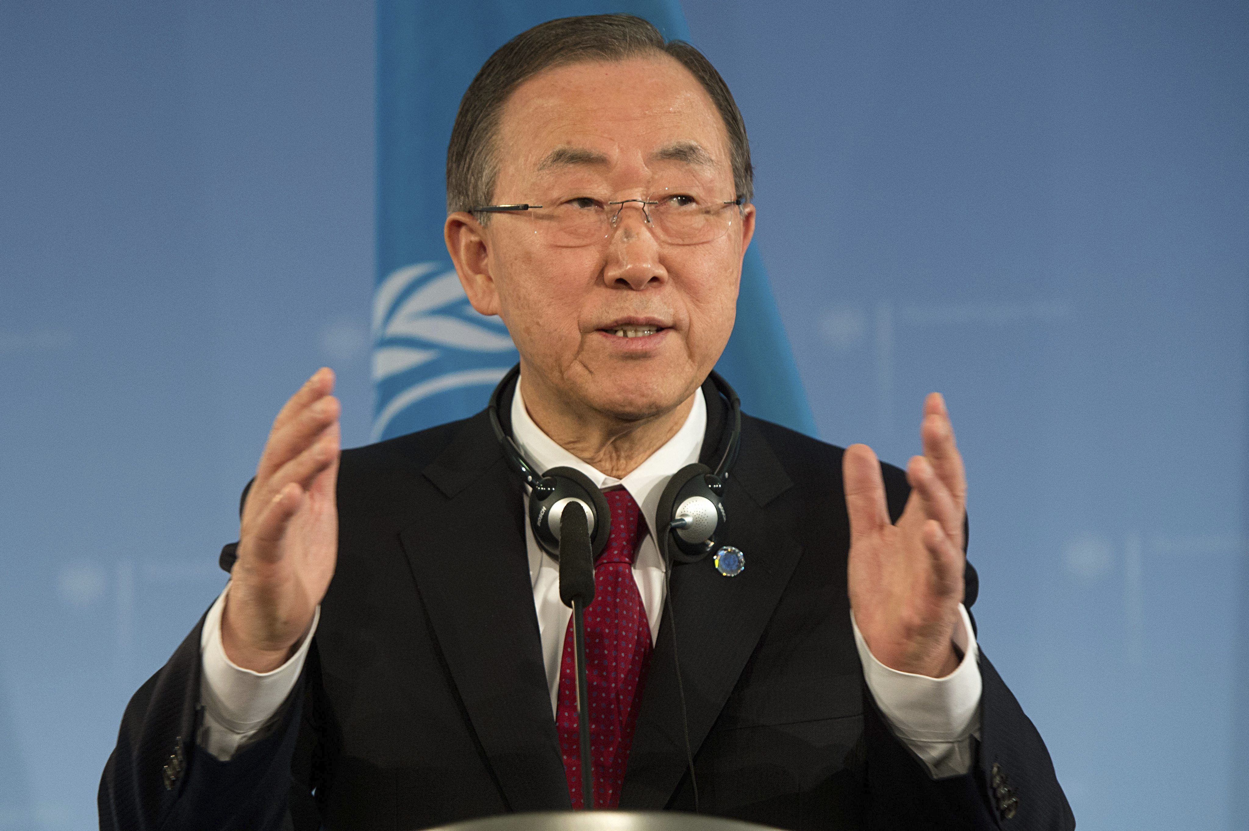 Ban Ki Moon La Historia De La Humanidad Ha Llegado A Un Momento Decisivo 
