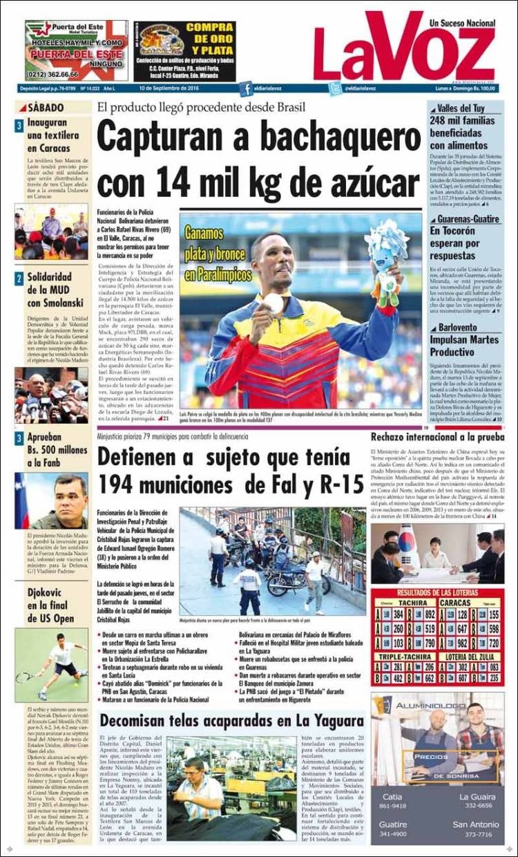 PORTADA LA VOZ