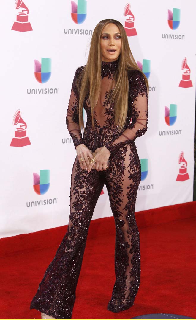 Recording artist Jennifer Lopez arrives at the 17th Annual Latin Grammy Awards in Las Vegas, Nevada, U.S., November 17, 2016. REUTERS/Steve Marcus