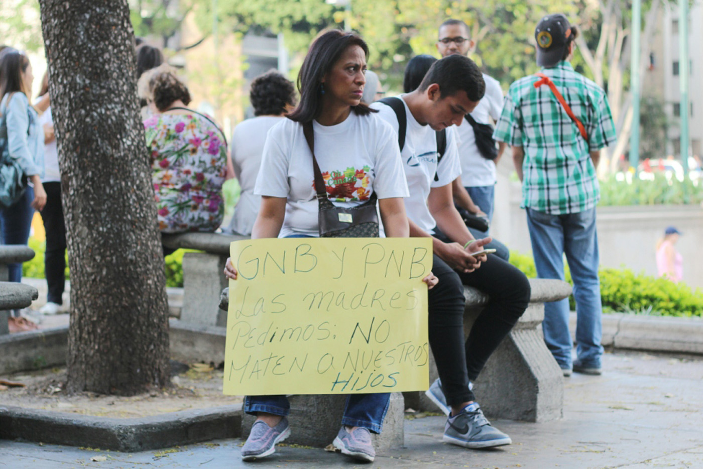 Venezolanos acudieron a la vigilia en honor a los caídos. Foto: La Patilla 