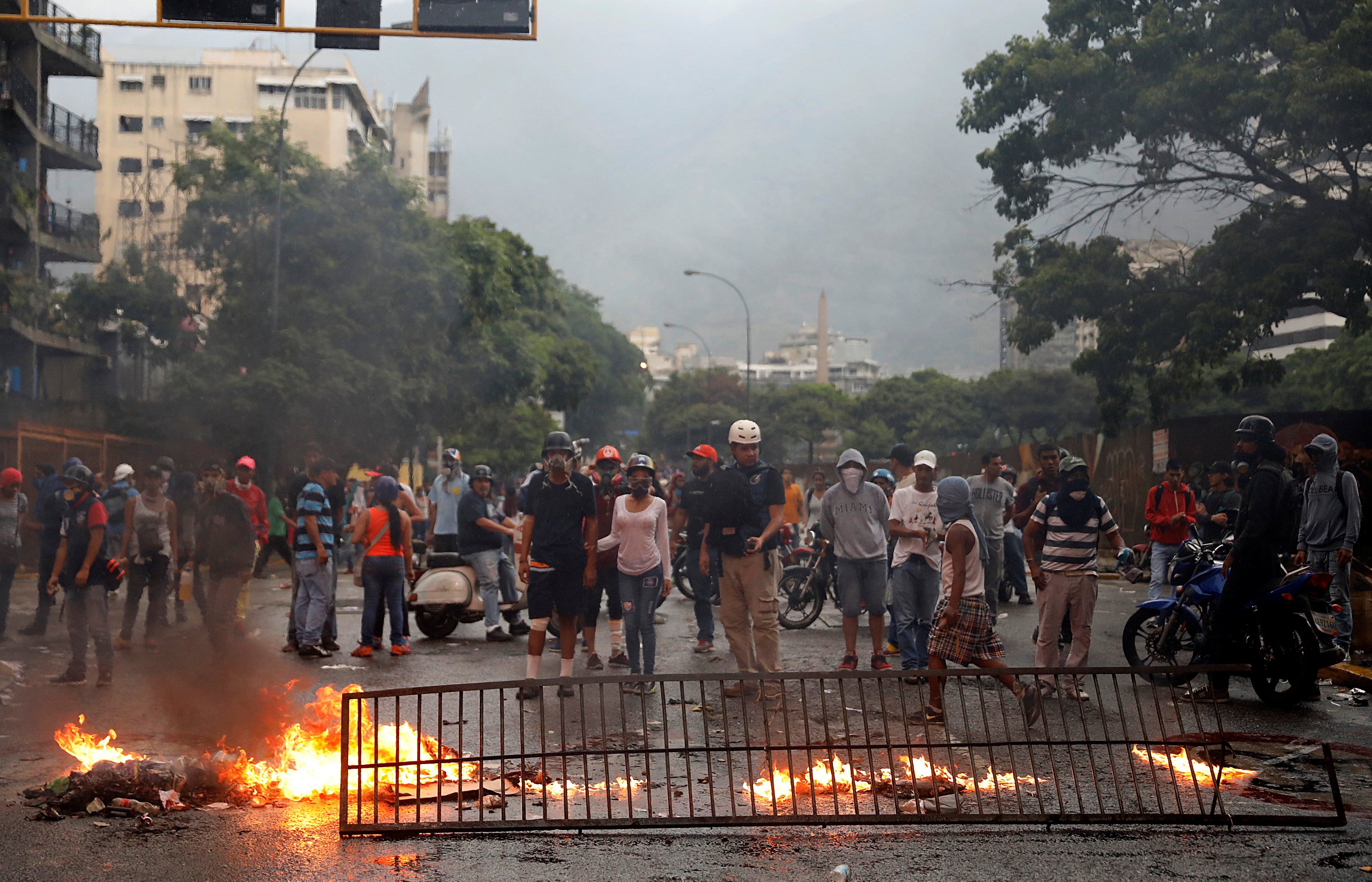 La brutal represión de este #10May que dejó un muerto y más de 160 heridos. REUTERS/Carlos Garcia Rawlins