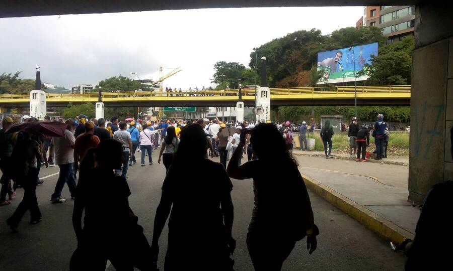 Así estuvo Bello Monte antes de la represión. Fotos: Régulo Gómez / LaPatilla.com