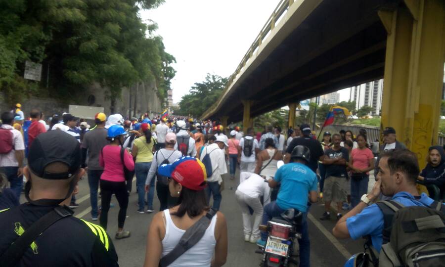 Así estuvo Bello Monte antes de la represión. Fotos: Régulo Gómez / LaPatilla.com