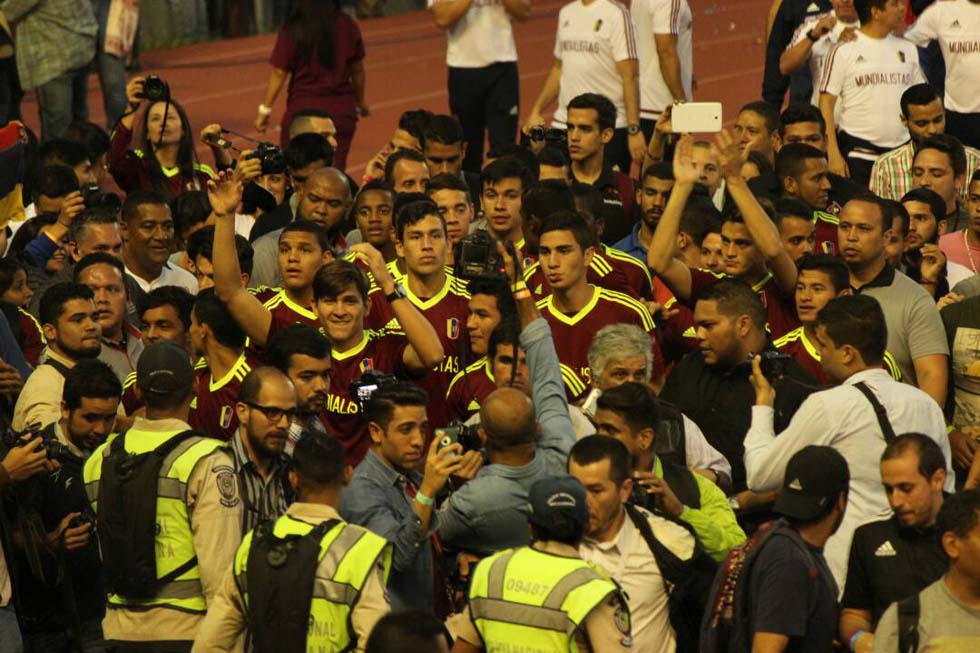 ¡Campeones en nuestros corazones! Las imágenes que no viste del recibimiento de la Vinotinto Sub 20. Foto: Eduardo Ríos / LaPatilla.com