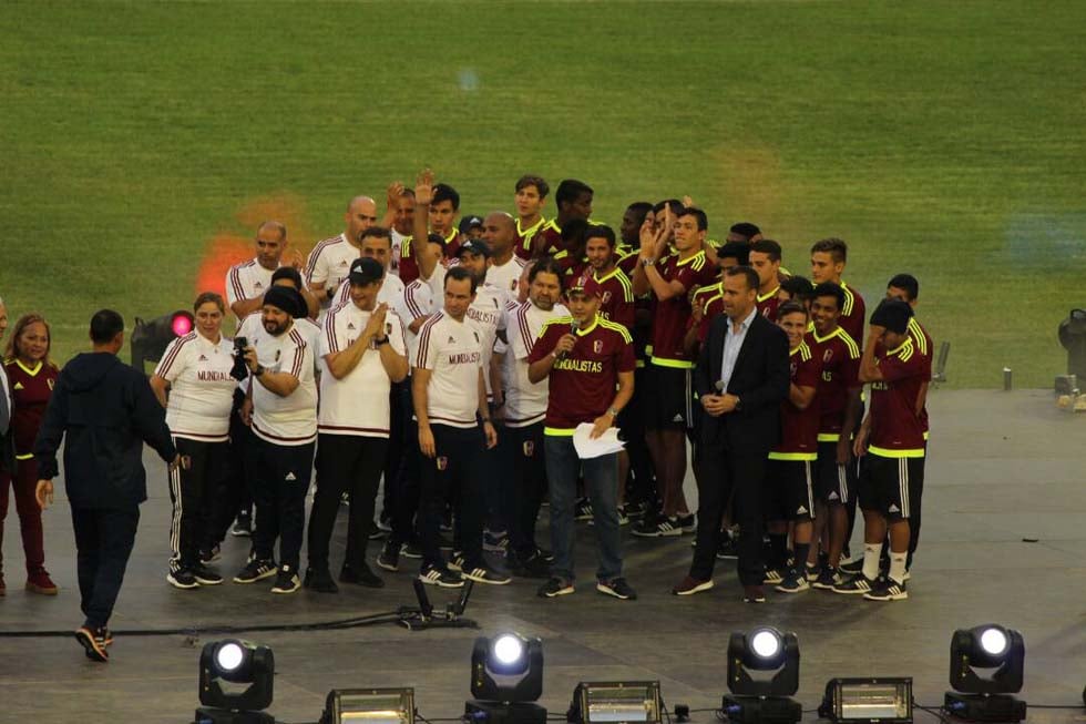 ¡Campeones en nuestros corazones! Las imágenes que no viste del recibimiento de la Vinotinto Sub 20. Foto: Eduardo Ríos / LaPatilla.com