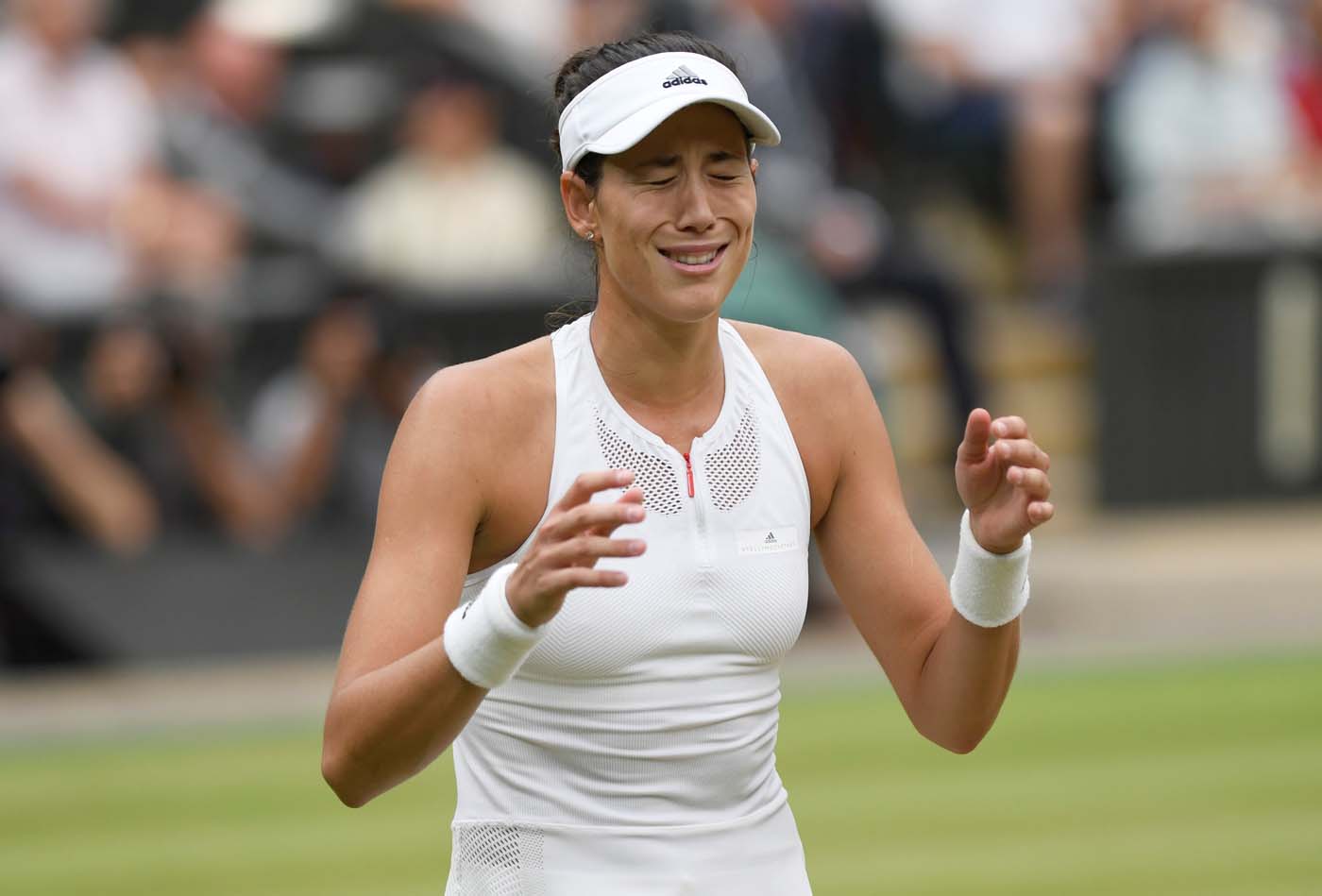 Tennis - Wimbledon - London, Britain - July 15, 2017 Spain’s Garbine Muguruza celebrates winning the final against Venus Williams of the U.S. REUTERS/Tony O'Brien