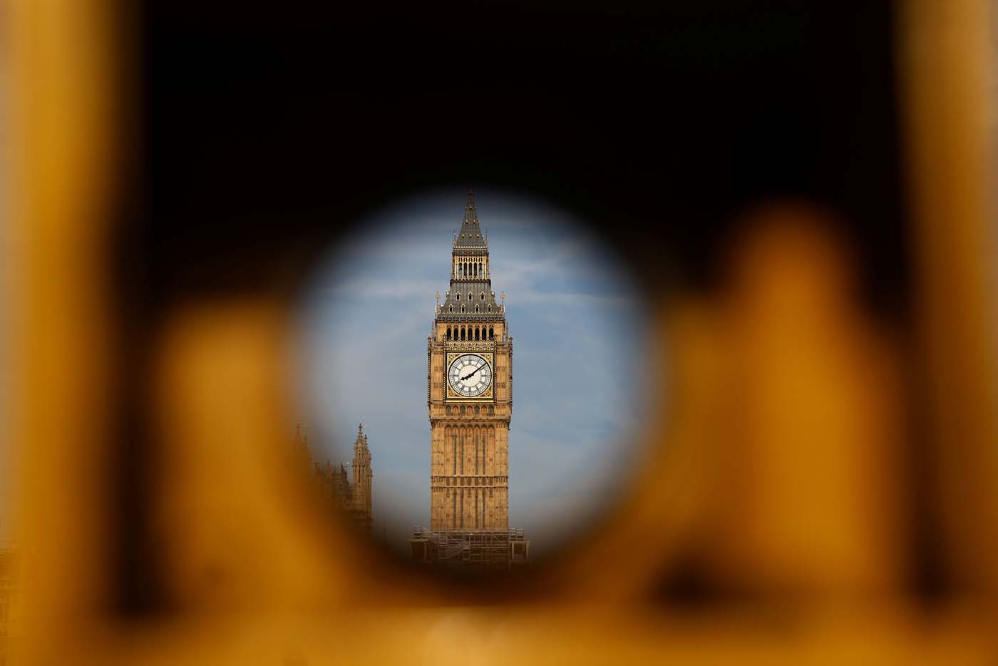 The Elizabeth Tower, which houses the Great Clock and the 'Big Ben' bell, is seen above the Houses of Parliament, in central London, Britain August 14, 2017. REUTERS/Neil Hall