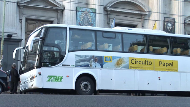 “Circuito Papal” en Buenos Aires (Video)