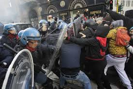 Gran manifestación en Roma por el empleo y la equidad fiscal