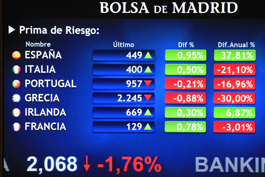 Principales bolsas europeas cierran en baja