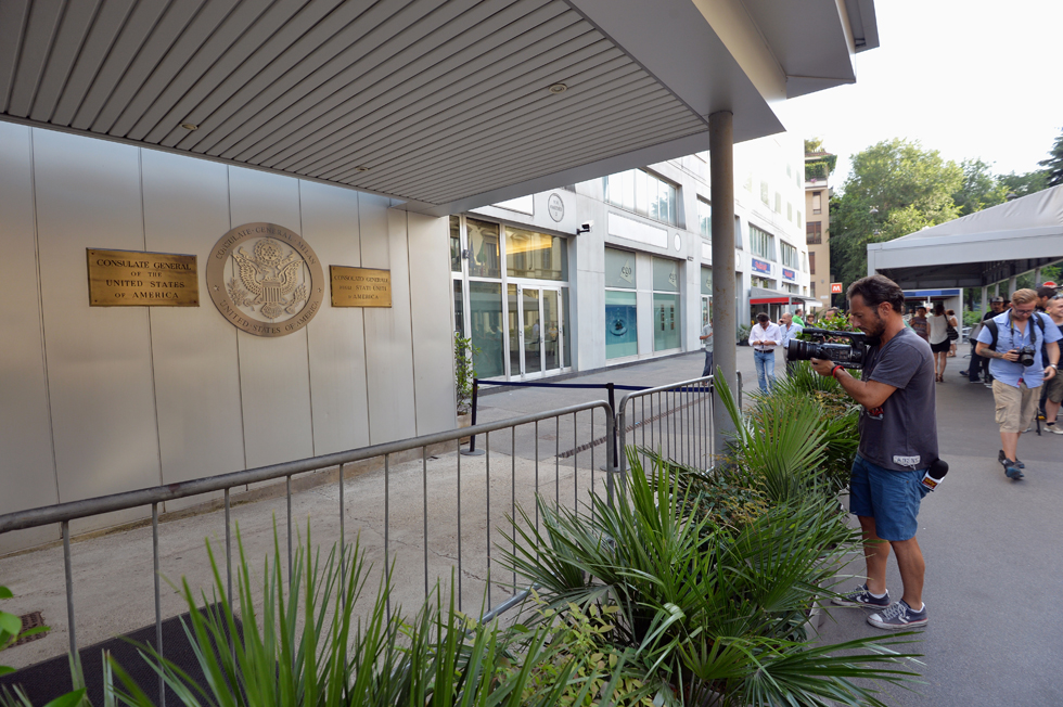 Falsa alarma de bomba en el consulado de Estados Unidos en Milán