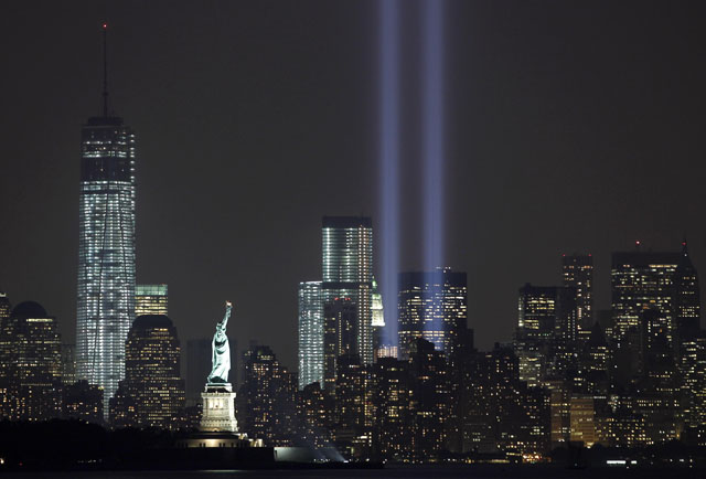 Así recuerda Nueva York a las torres gemelas (Fotos)