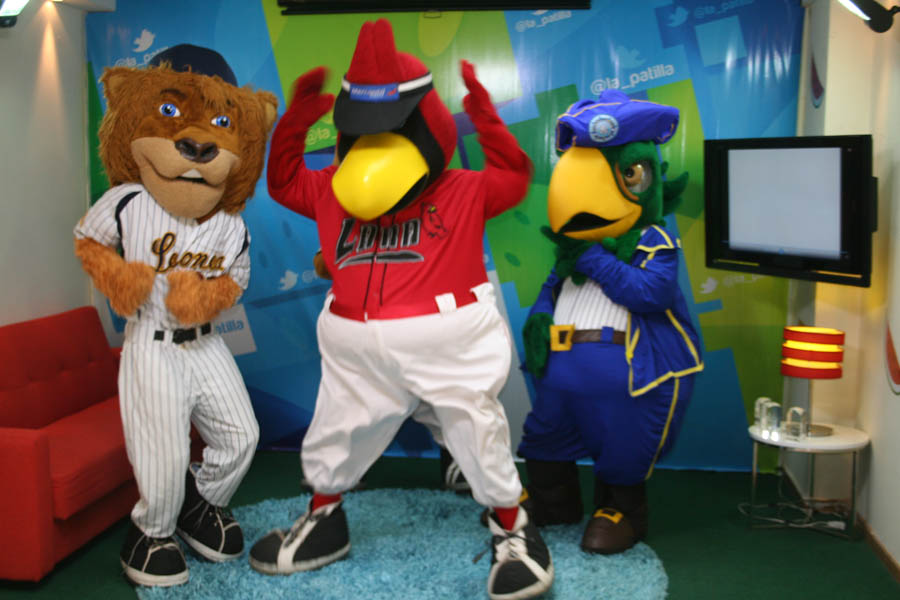 Las mascotas del béisbol venezolano se preparan para esta temporada (Fotos + video)