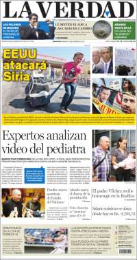 Portadas del domingo 1 de septiembre de 2013