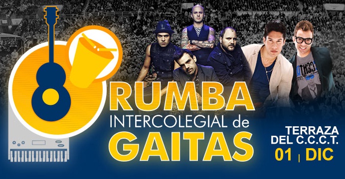 La rumba Intercolegial de Gaitas llega al Ccct