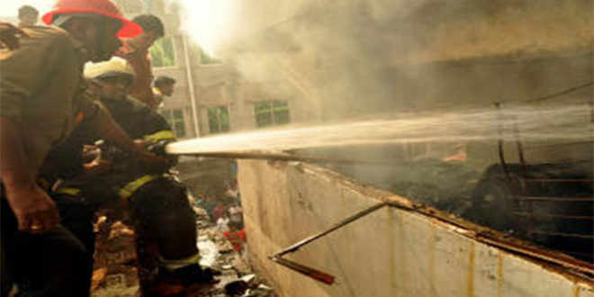 Incendio en Brasil provoca insólita cascada de caramelo