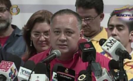 Cabello: Nosotros sí somos demócratas. Aceptaremos los resultados electorales