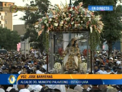 Fieles acompañaron a la Divina Pastora en su procesión 158 (Video)