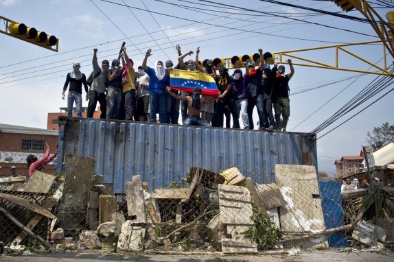 TOPSHOTS-VENEZUELA-POLITICS-OPPOSITION-PROTEST