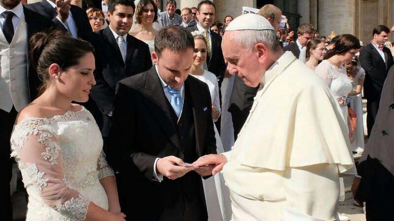 Por primera vez, un Papa festejará San Valentín