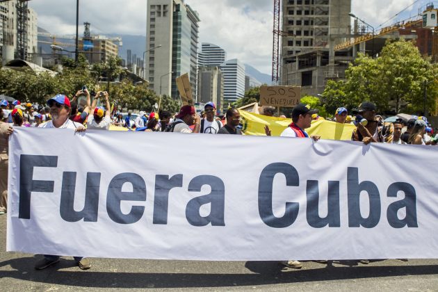 MANIFESTACIÓN DE LA OPOSICIÓN EN CARACAS