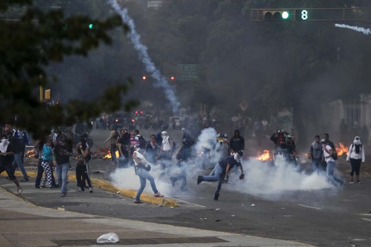 PROTESTAS CONTRA EL GOBIERNO DEL PRESIDENTE MADURO