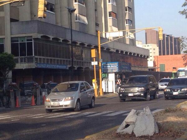 Los Ruices amanece militarizado este 7M (Fotos)