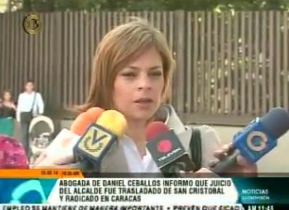 Abogada de Ceballos: No tenemos conocimiento del traslado del alcalde (Video)