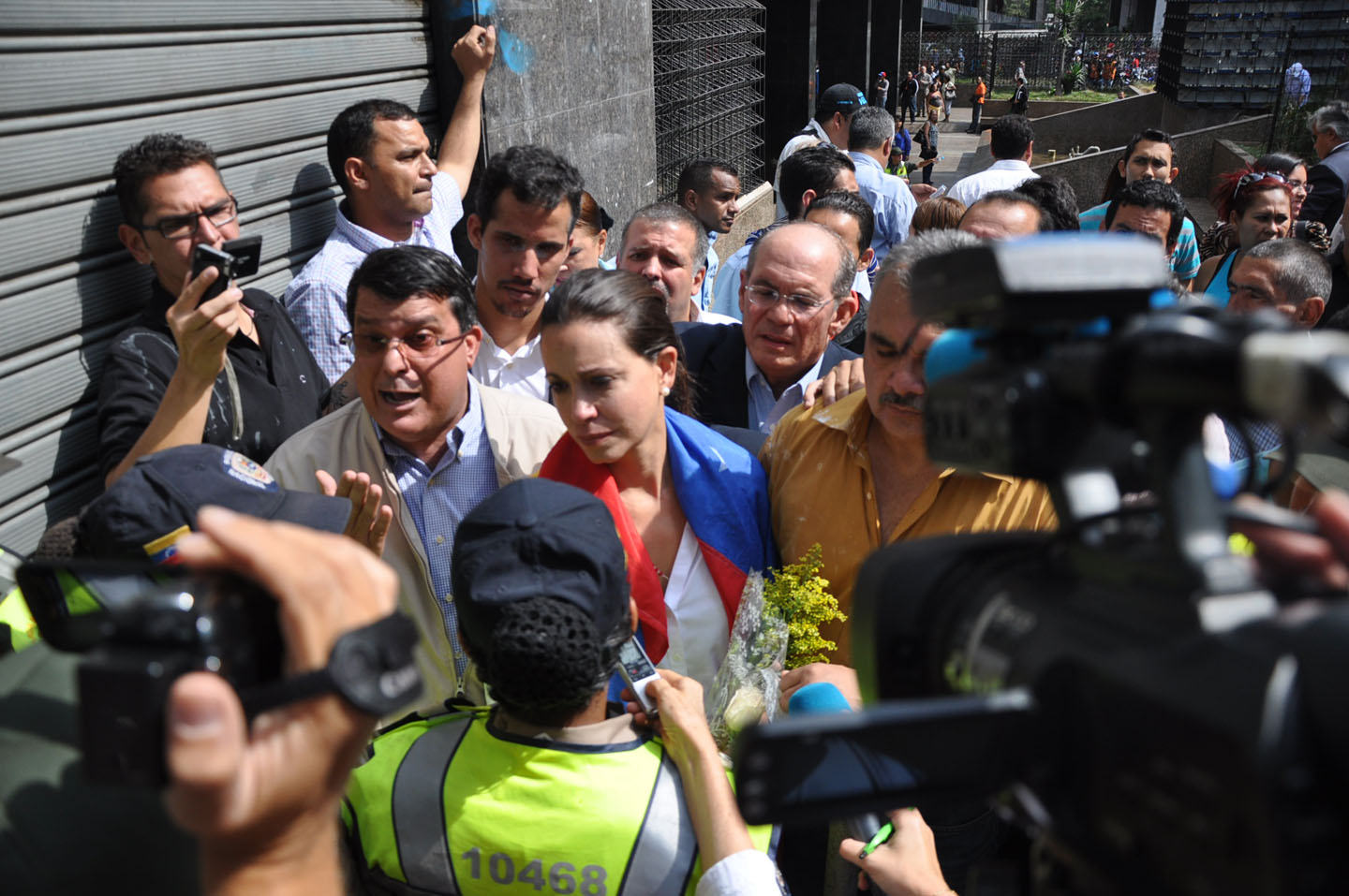 Prohíben el paso a María Corina Machado a la Asamblea Nacional  (FOTOS)