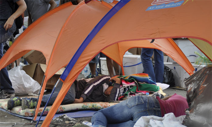 Denuncian asedio contra campamento frente a Fiscalía en Barquisimeto