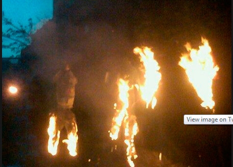 Estos fueron los Judas de Santa Mónica (Fotos)