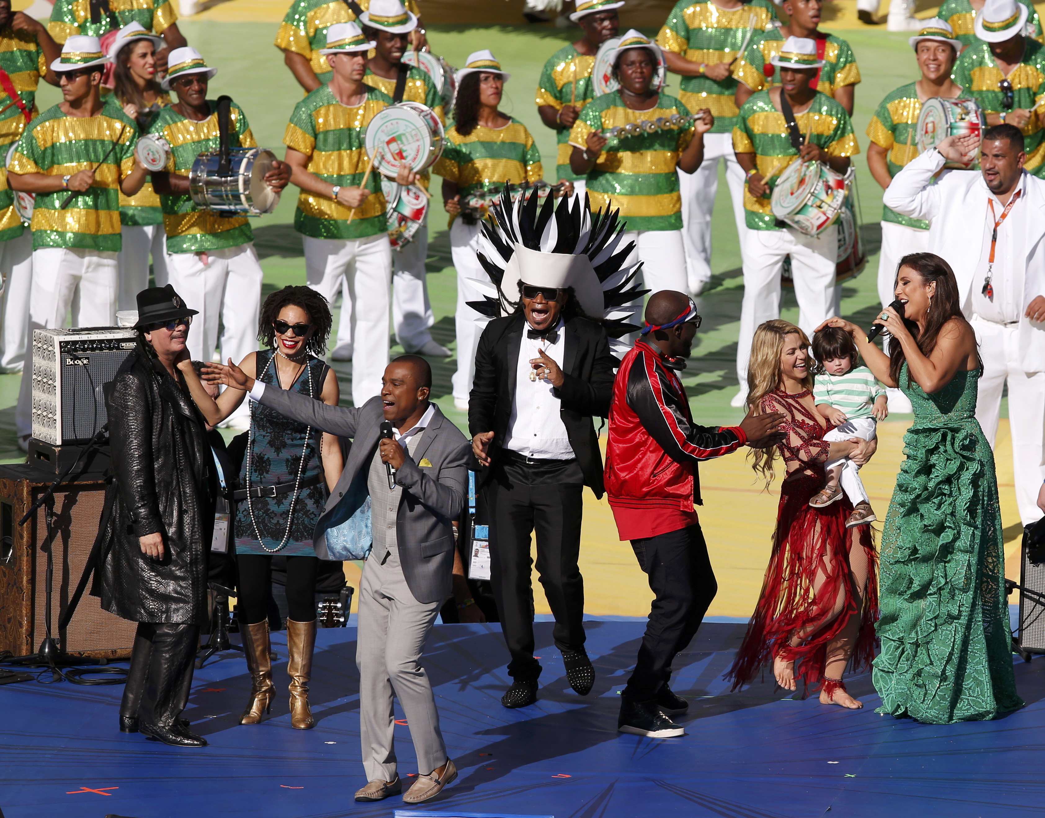 Milan junto a Shakira en el Maracaná (Fotos)