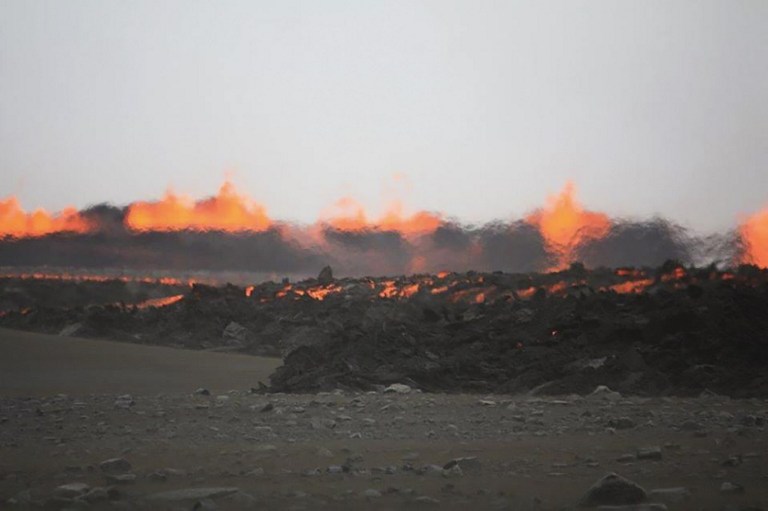 Alerta roja en Islandia tras una nueva erupción volcánica