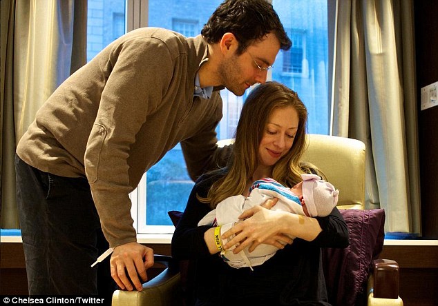 Conoce a Charlotte, la hija de Chelsea Clinton (Fotos)