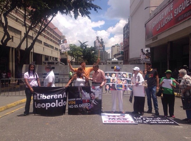 Así se encuentra el Palacio de Justicia en apoyo a López y estudiantes (Fotos)