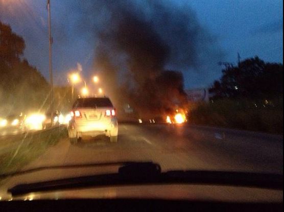 Barricadas en Valencia por falta de gasolina