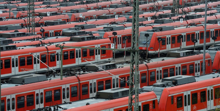 Continúa huelga de maquinistas en Alemania (Fotos)