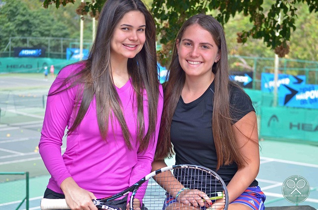 María Fernanda "Mafe" Martínez junto a Michelle