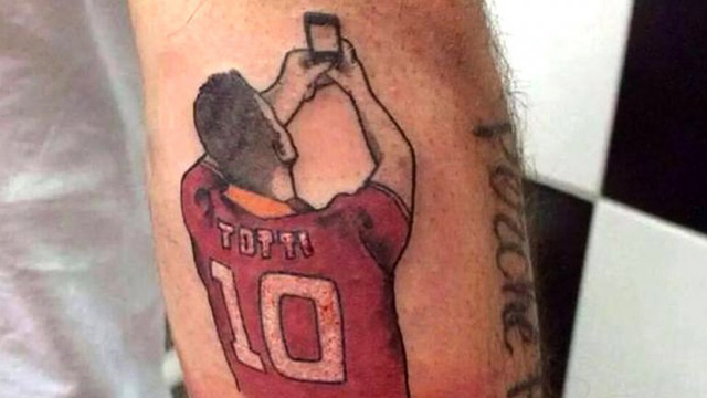 Totti tatuaje