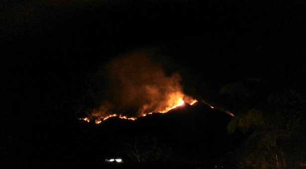 Controlado parcialmente incendio en montañas del Parque Nacional Henri Pittier