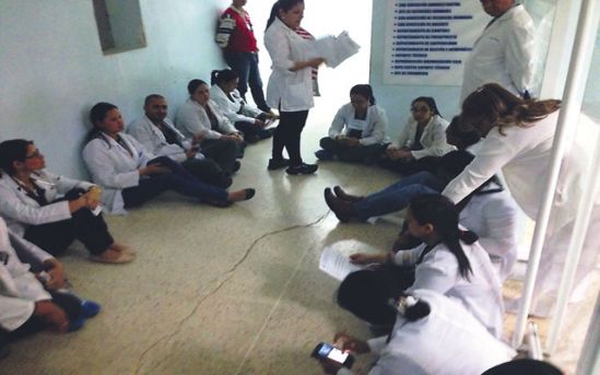 Foto cortesía Médicos Residentes Del IVSS Guaiparo