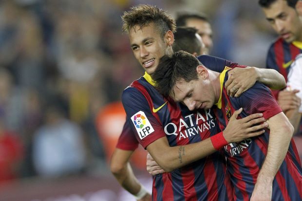 Neymar y Messi