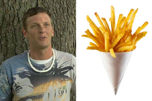 Nick Hess, el hombre que se emborracha a base de papas fritas