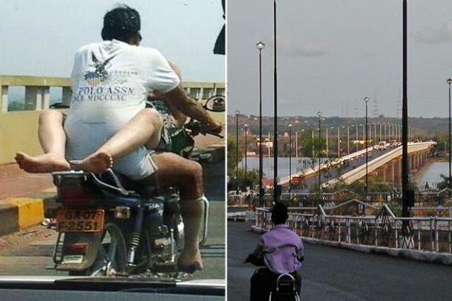 ¡No son los X Games! Es sexo extremo (incluye moto en movimiento)