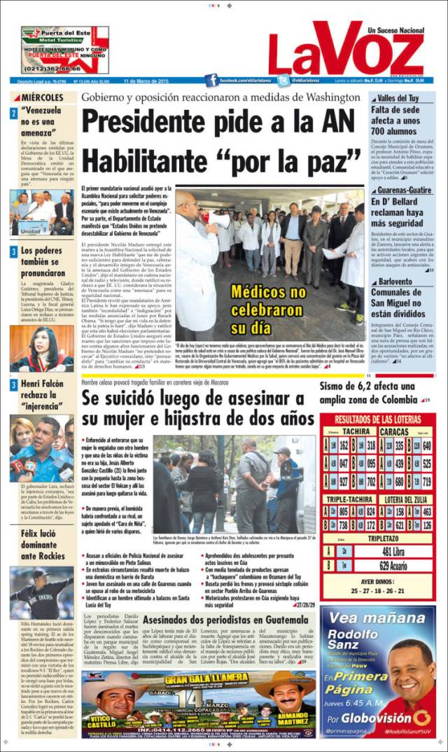 PORTADA LA VOZ